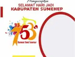 Kumpulan Twibbon Hari Jadi Kabupaten Sumenep ke-753 Tahun 2022
