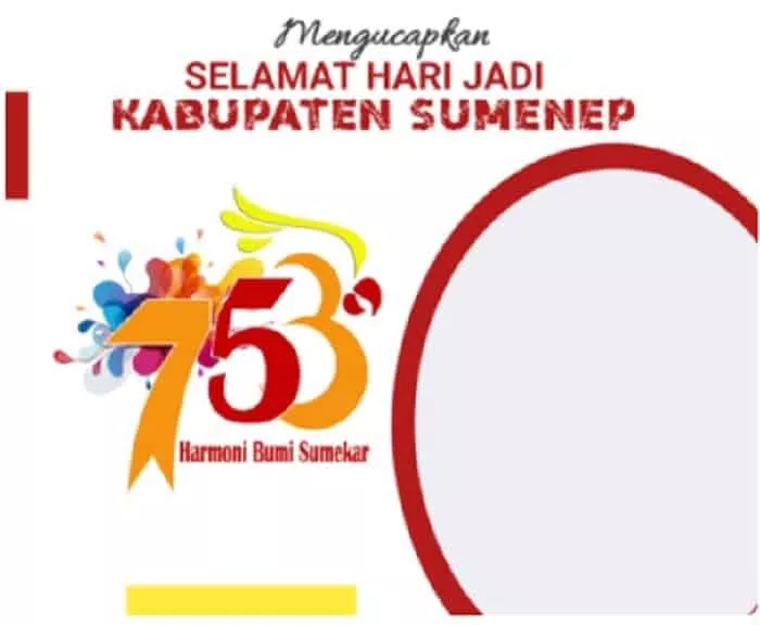 Kumpulan Twibbon Hari Jadi Kabupaten Sumenep ke-753 Tahun 2022