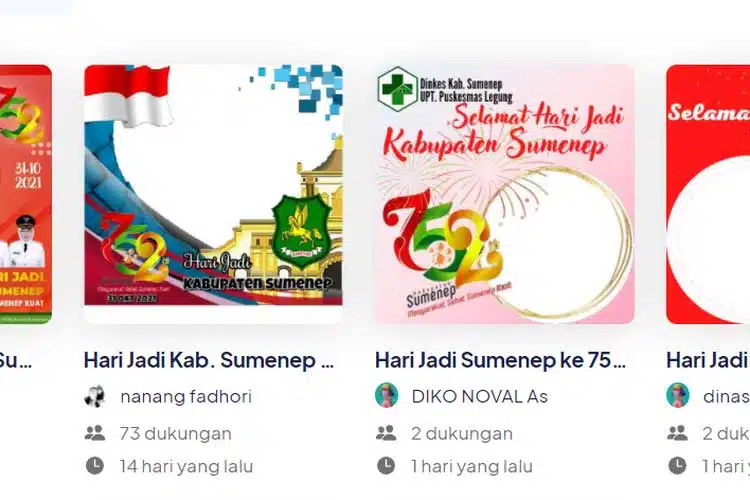 Link Download Twibbon Hari Jadi Kabupaten Sumenep ke-753 Tahun 2022