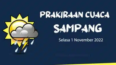 Prakiraan Cuaca Sampang Hari ini, Selasa 1 November 2022