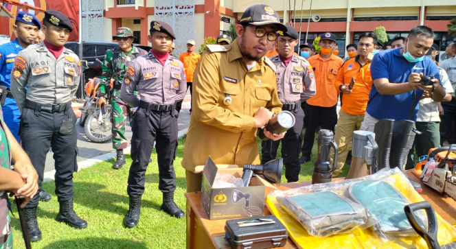 Sumenep Siaga Bencana, Ditandai Gelar Apel Pasukan