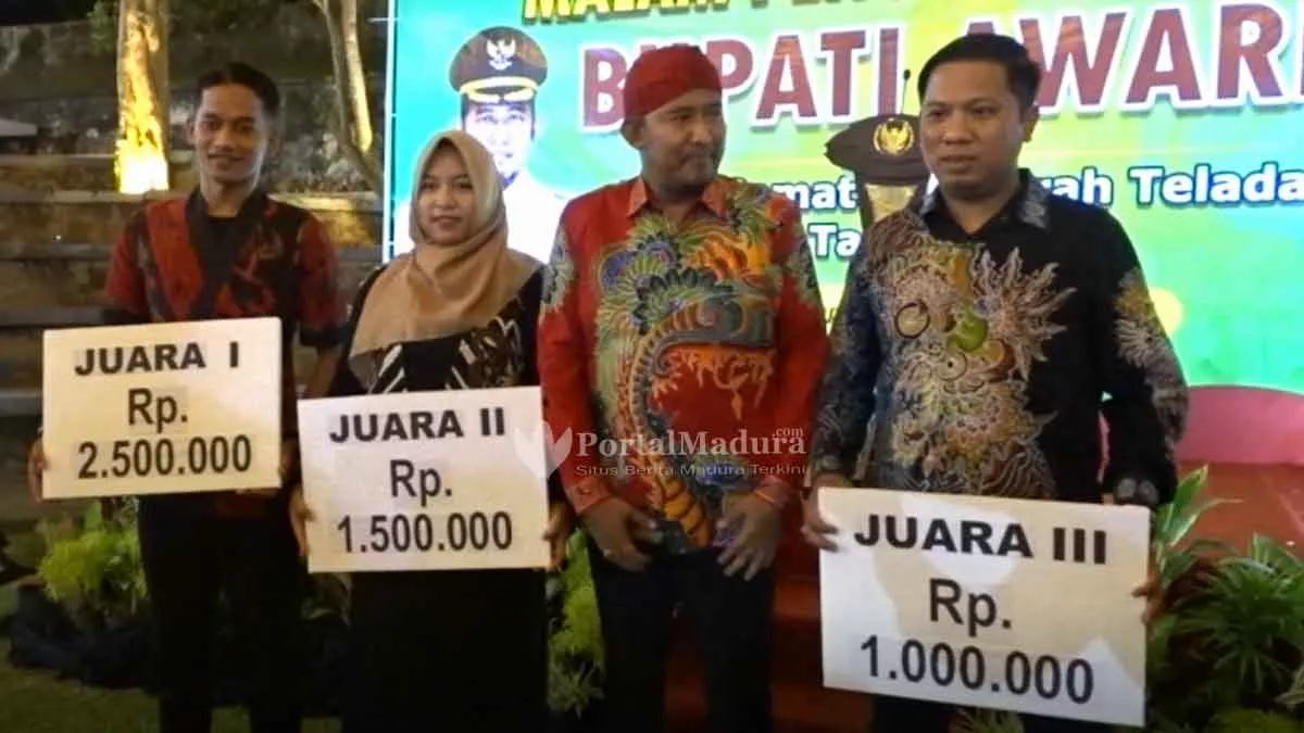 Bupati Sumenep Serahkan Hadiah Juara Video Stick Tiktok PortalMaduraTV
