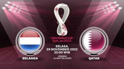 Link Live Streaming Belanda Vs Qatar Di Piala Dunia 2022 - PortalMadura.com