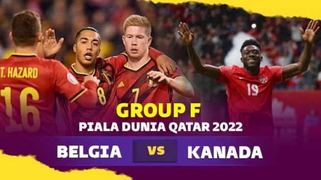 Link Live Streaming Belgia vs Kanada Piala Dunia 2022