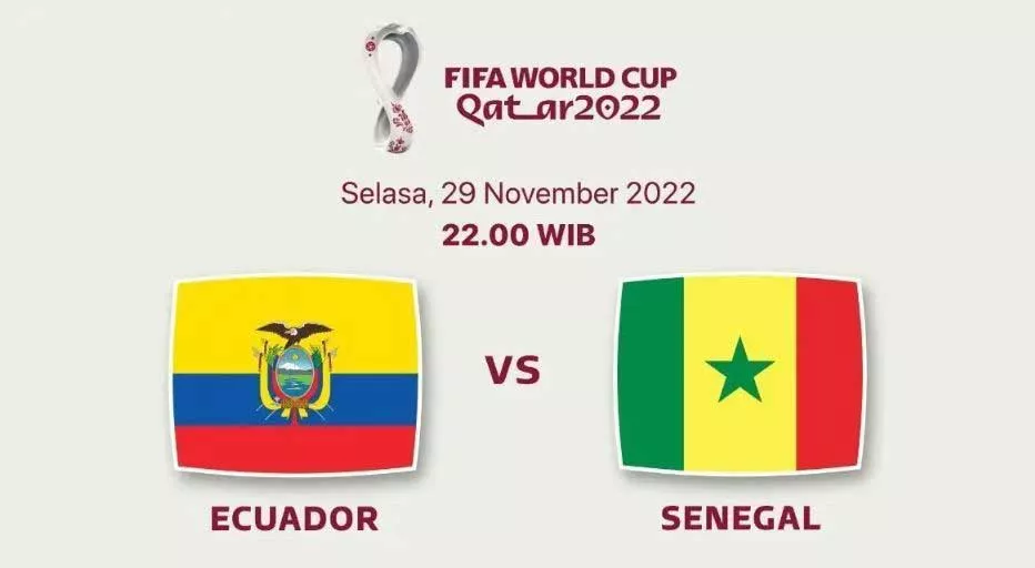 Link Live Streaming Ekuador VS Senegal, Piala Dunia 2022