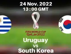 Link Live Streaming Uruguay vs Korea Selatan, Malam Ini Piala Dunia 2022
