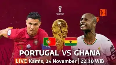 Link Nonton Live Streaming Portugal vs Ghana di Piala Dunia 2022