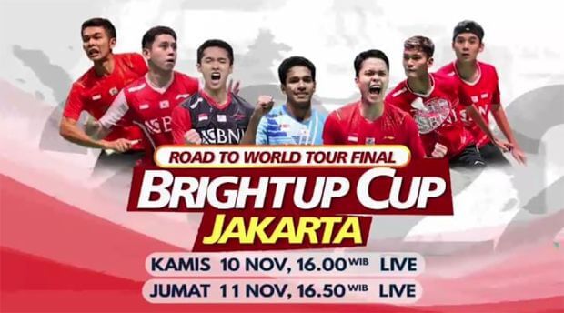 Link Siaran Langsung Badminton Bright Up Cup Kamis 10 November, Live di iNews
