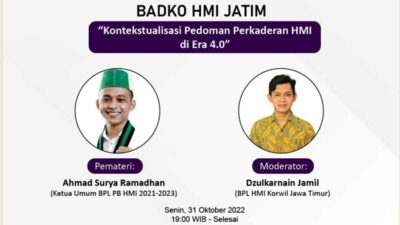 Mampukah Pedoman Perkaderan HMI Beradaptasi Sambut Society 5.0
