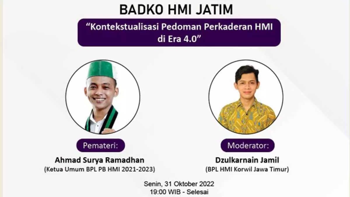 Mampukah Pedoman Perkaderan HMI Beradaptasi Sambut Society 5.0