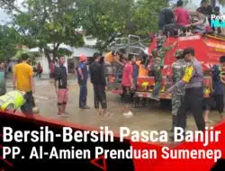 Pasca Banjir PP Al-Amien Prenduan Sumenep