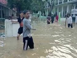 Ponpes Al-Amien dan Puskesmas Pragaan Dilanda Banjir