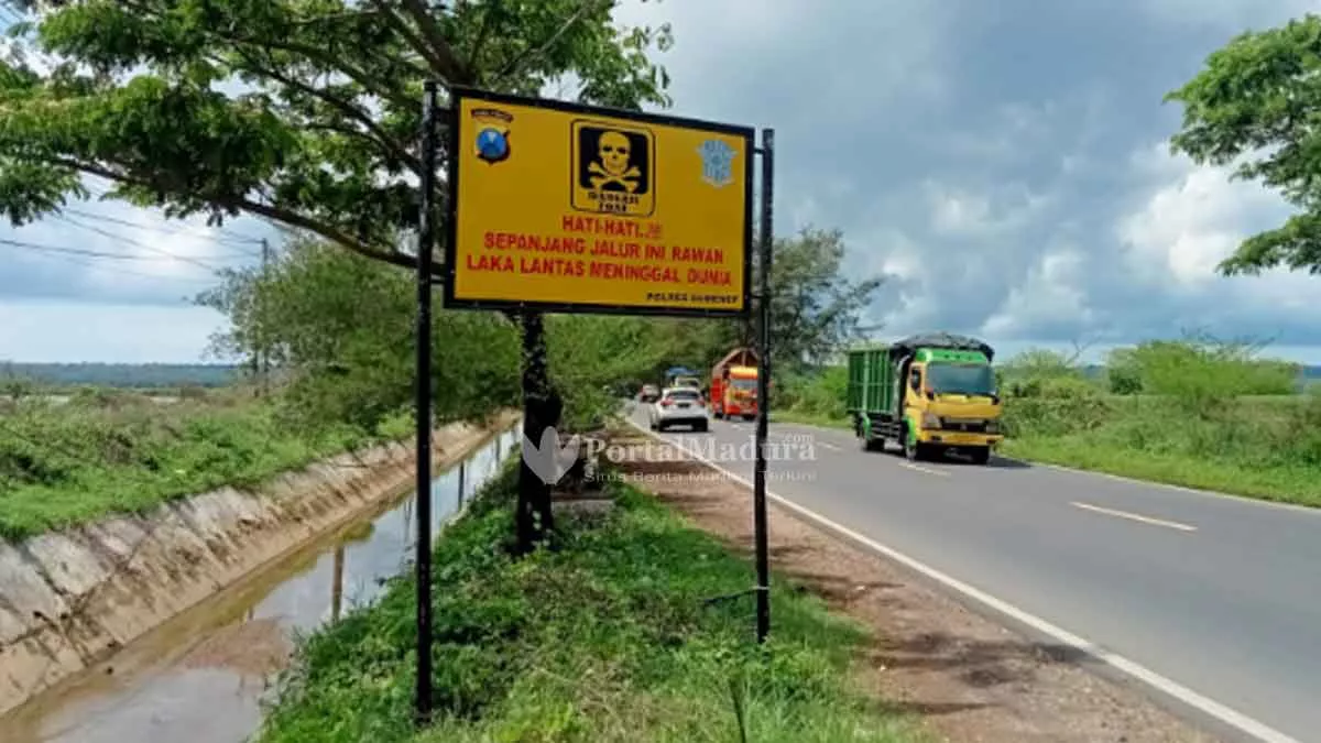 Sering Minta Tumbal Nyawa, Polres Sumenep Ingatkan ‘Black Spot Area’