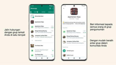 Baru Fitur WhatsApp Komunitas, Diluncurkan Hari Ini