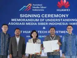 MoU, Huawei dan AMSI Jalin Sinergi Tingkatkan Kecakapan Digital Media Siber