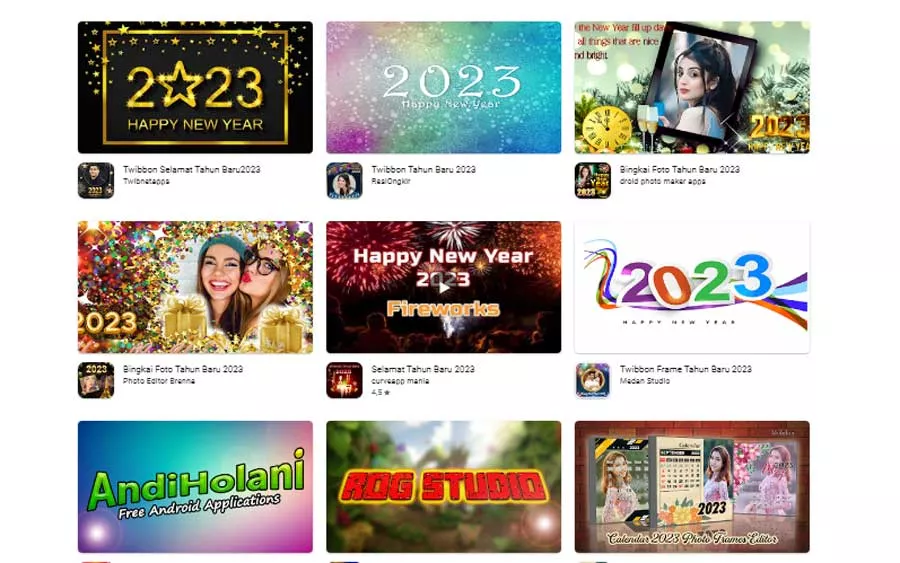 Aplikasi Twibbon Tahun Baru 2023, Tinggal Pakai