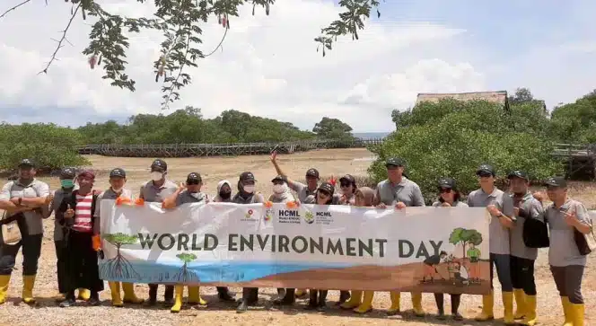 HCML Partisipasi Tanam Mangrove di ICIUOG 2022