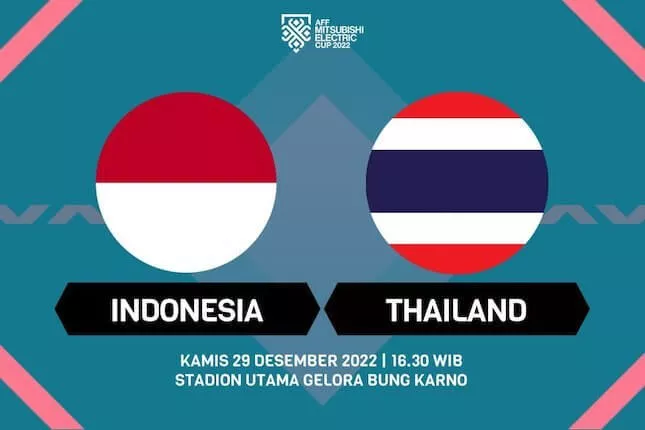 Jadwal Siaran Langsung Indonesia vs Thailand,  AFF 2022
