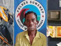 Kurir Jaringan Narkoba Desa Kombang Diringkus Polisi Sumenep
