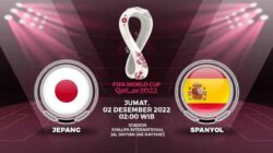 Link Live Streaming Jepang vs Spanyol di Piala Dunia 2022, Kick Off Jam 02.00 WIB