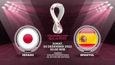 Link Live Streaming Jepang vs Spanyol di Piala Dunia 2022, Kick Off Jam 02.00 WIB