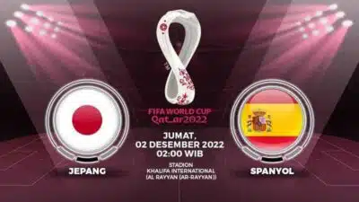 Link Live Streaming Jepang vs Spanyol di Piala Dunia 2022, Kick Off Jam 02.00 WIB
