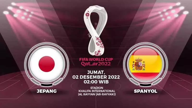 Link Live Streaming Jepang vs Spanyol di Piala Dunia 2022, Kick Off Jam 02.00 WIB