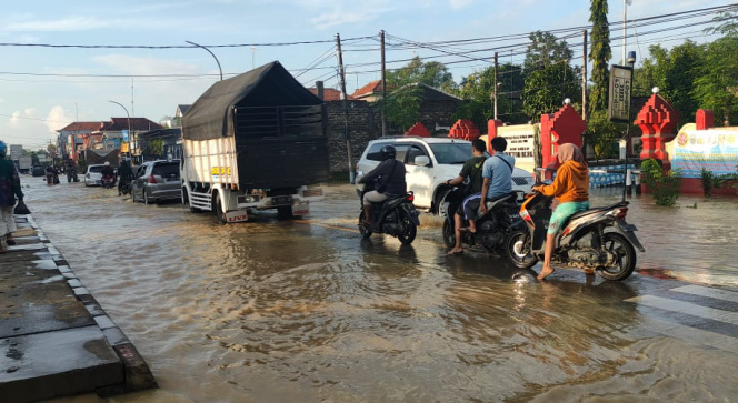 Banjir Landa Blega Bangkalan