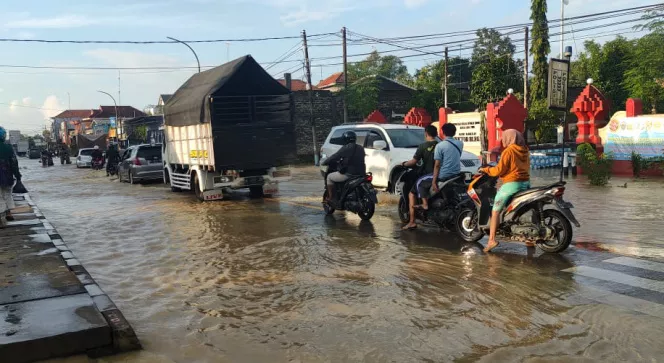 Banjir Landa Blega Bangkalan