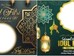 50 Desain Twibbon Lebaran 2023 Gratis, Format CDR, PSD, PNG