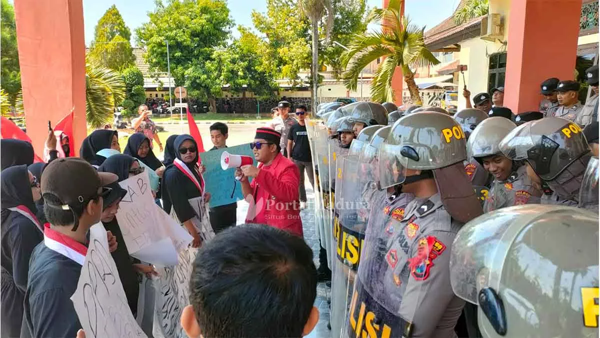 2 Kelompok Demo Goyang Sumenep, Polisi Kedepankan Pengamanan Humanis
