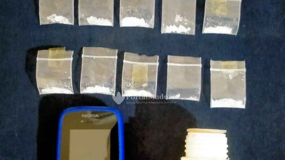 Kantongi 10 Poket Sabu, Warga Sumenep Ditangkap Polisi