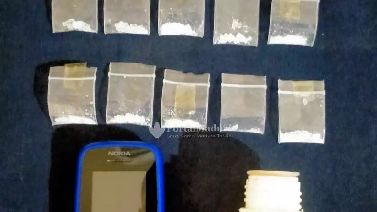 Kantongi 10 Poket Sabu, Warga Sumenep Ditangkap Polisi
