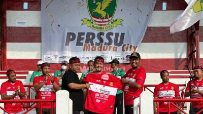 Launching Perssu Madura City, Presiden Klub Kenalkan Jersey dan Manajemen