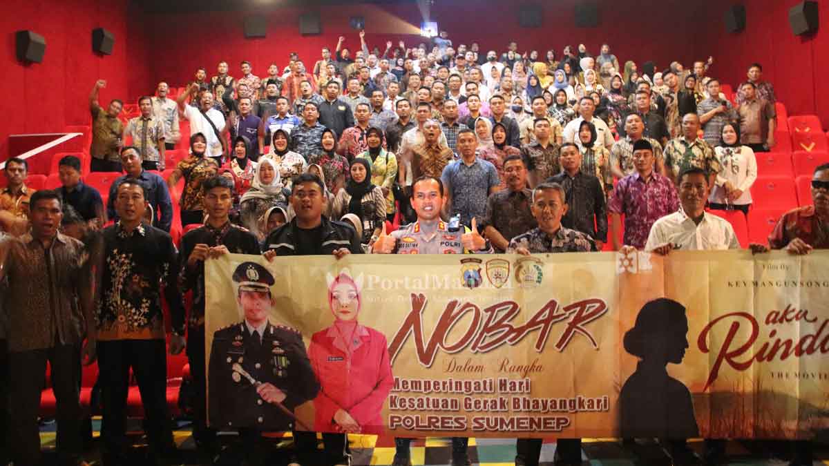 Nobar Film Aku Rindu, Kapolres Sumenep: Sangat Mengedukasi