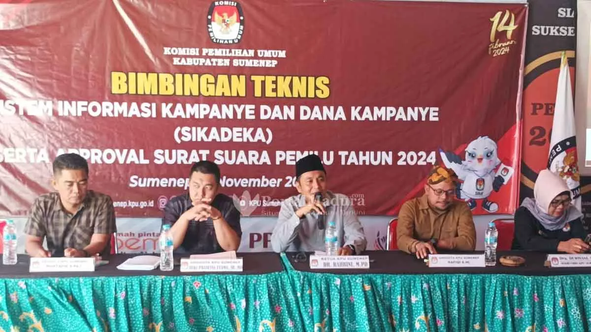 Distribusi Logistik Pemilu 2024, KPU Sumenep Tunggu Surat Suara