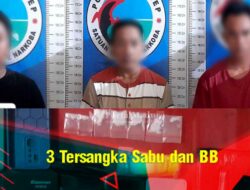 Polisi Tangkap 3 Pelaku Sabu Antar Kecamatan