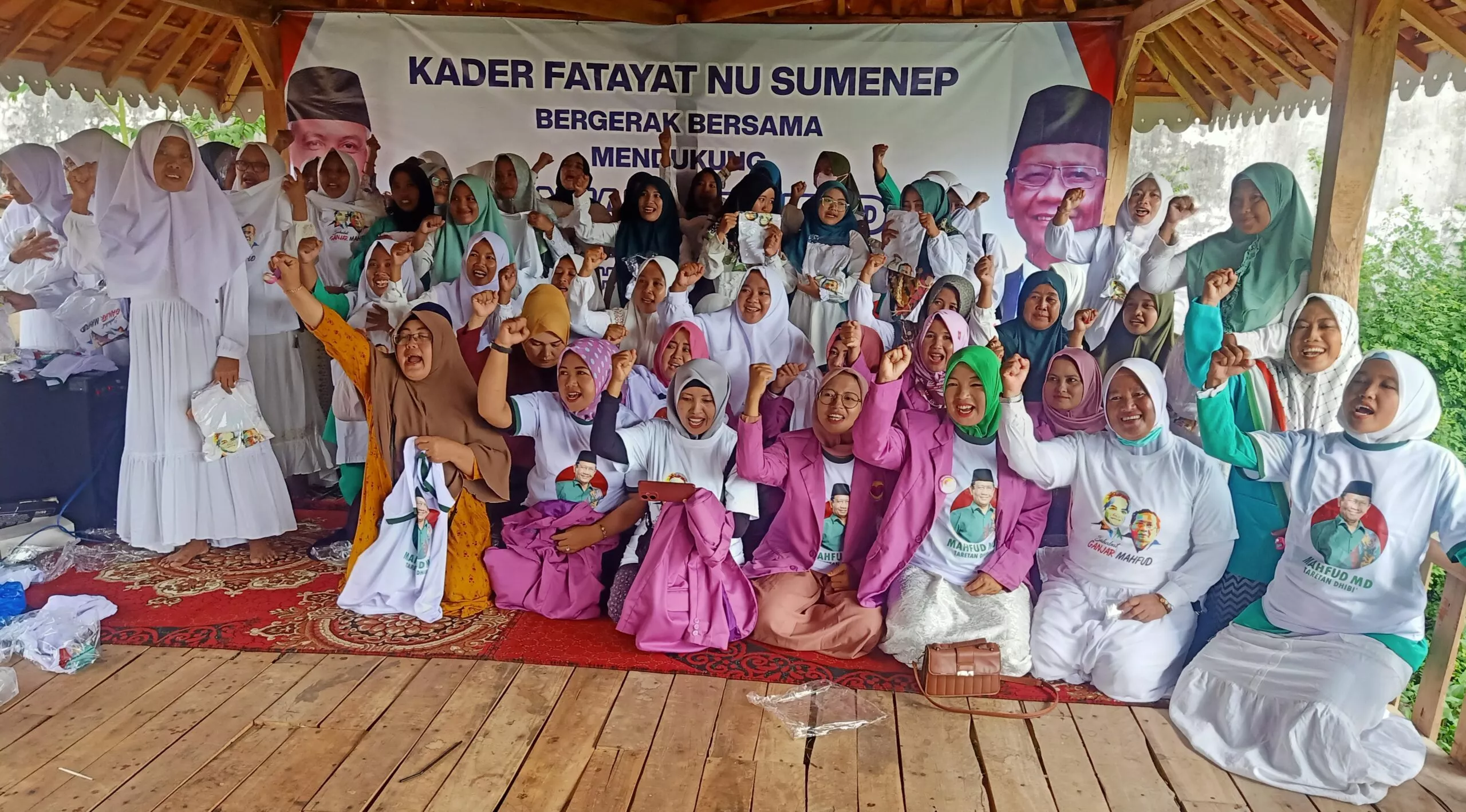 Perempuan NU Sumenep Deklarasi Dukungan Ganjar-Mahfud di Pilpres 2024