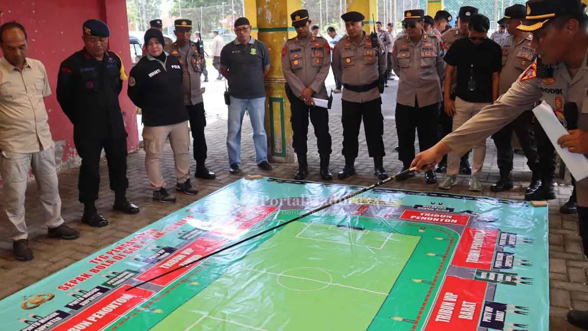 Libatkan Brimob, Polres Sumenep Terjunkan 172 Personel di Laga Liga 3 Jatim 2023