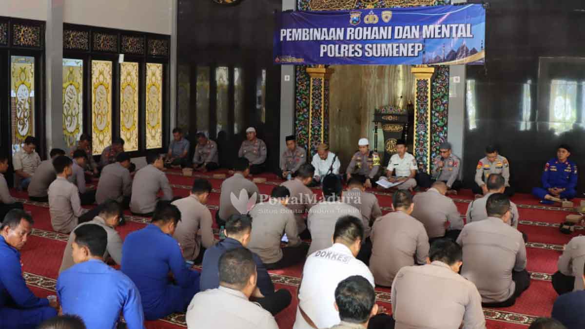 Pembinaan Rohani dan Mental Personel Polres Sumenep