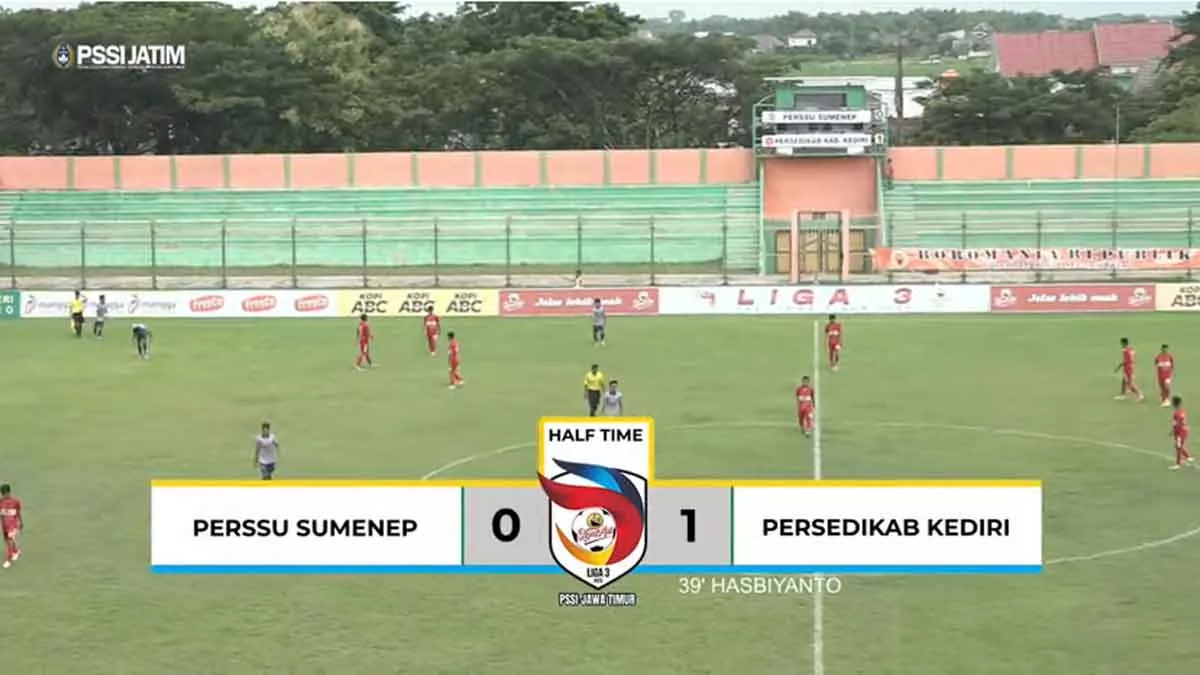 Babak 1, Perssu MC Tertinggal 1-0 vs Persedikab Kediri
