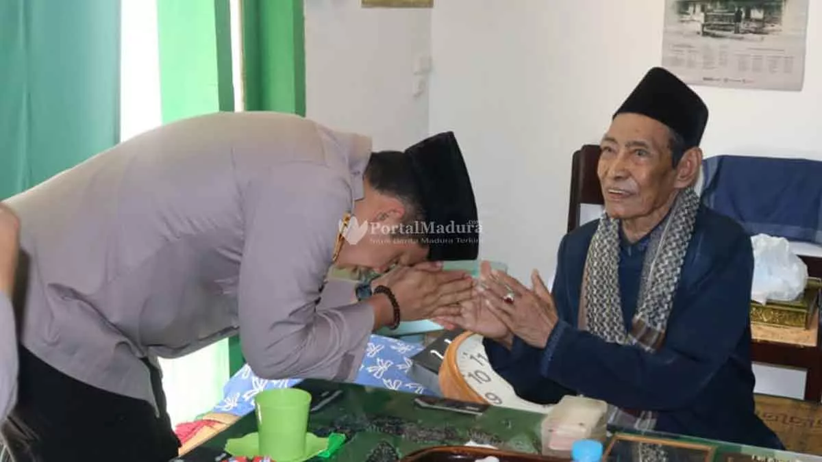 Kapolres Sumenep ke PP Annuqayah, Sampaikan Pesan Pemilu Damai