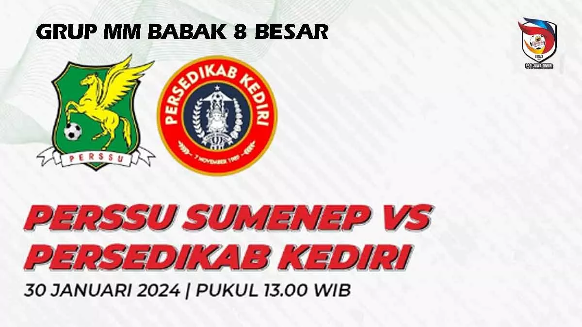 Link Live Streaming Perssu MC vs Persedikab Kediri 8 Besar Liga 3 Jatim 2023