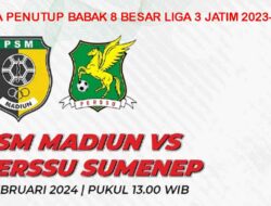 Link Live Streaming PSM Madiun vs Perssu MC Sumenep