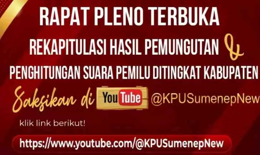 Rekapitulasi Suara Pemilu 2024 Tingkat KPU Sumenep