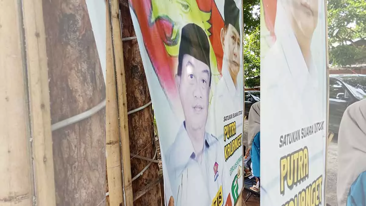 Warga Sumenep Tangkap Basah Pelaku Pengrusakan Baliho Caleg Gerindra dan Prabowo