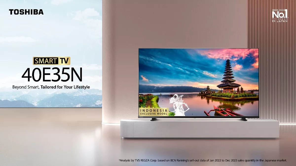 Toshiba TV Perkenalkan Smart TV Eksklusif 40E35NP, Dirancang Khusus untuk Pasar Indonesia