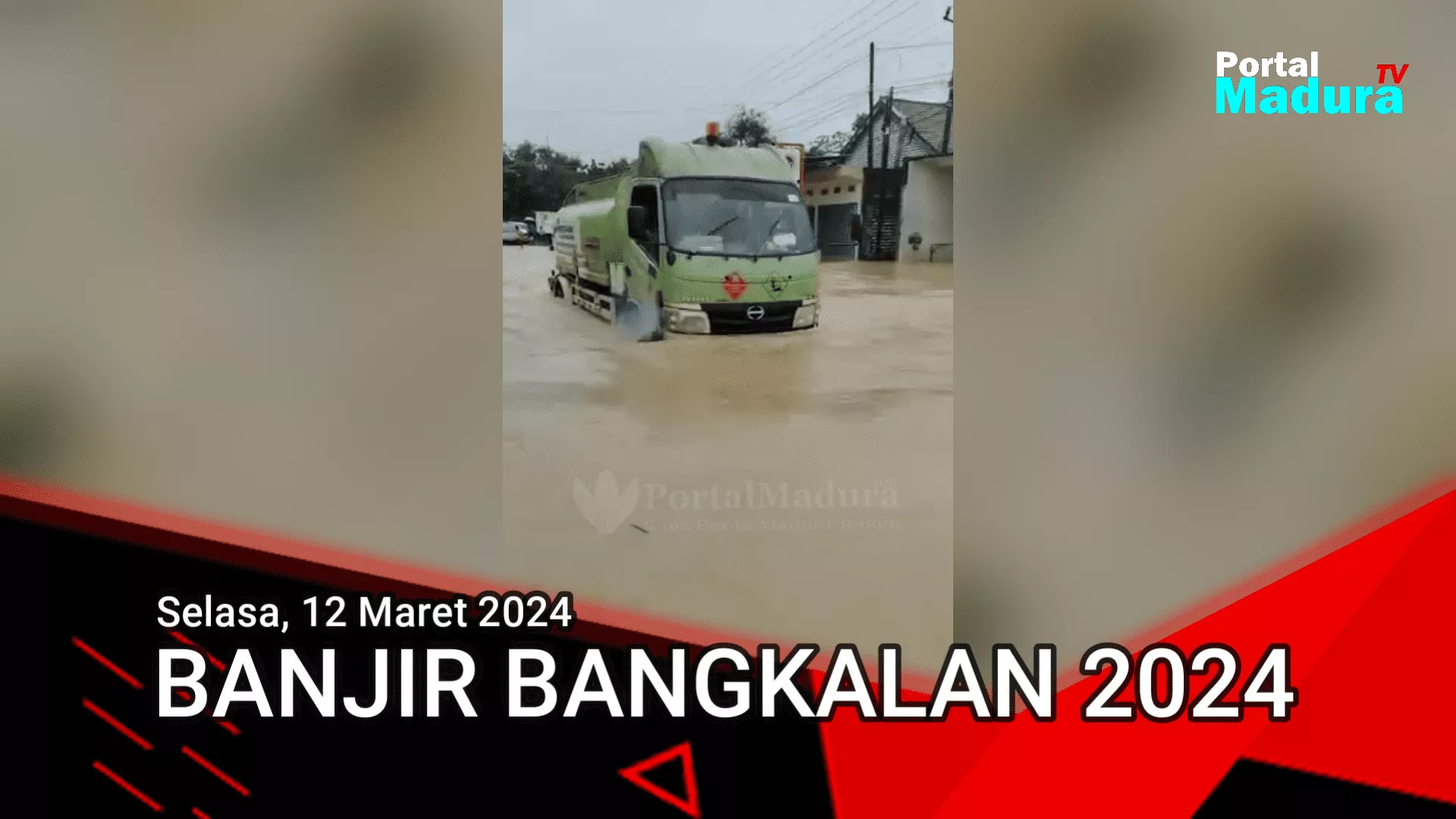 VIDEO- 2.000-an Orang Terdampak Banjir Bangkalan