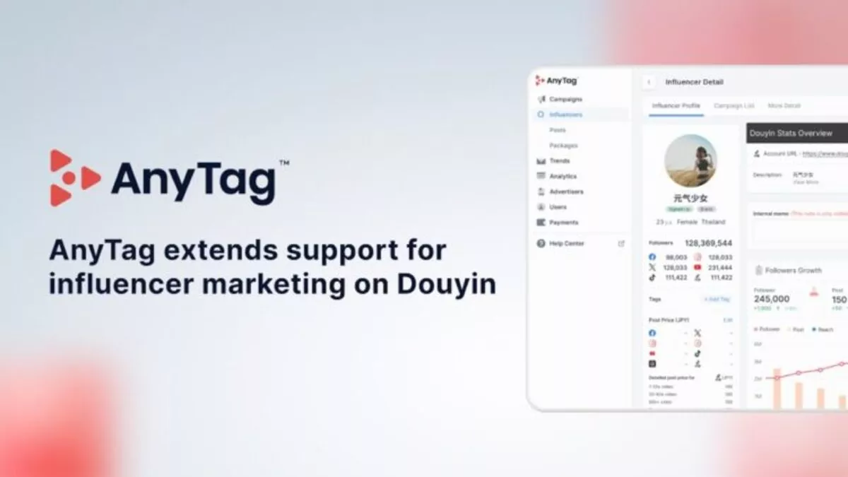 AnyTag Dukung Marketing Influencer di Douyin