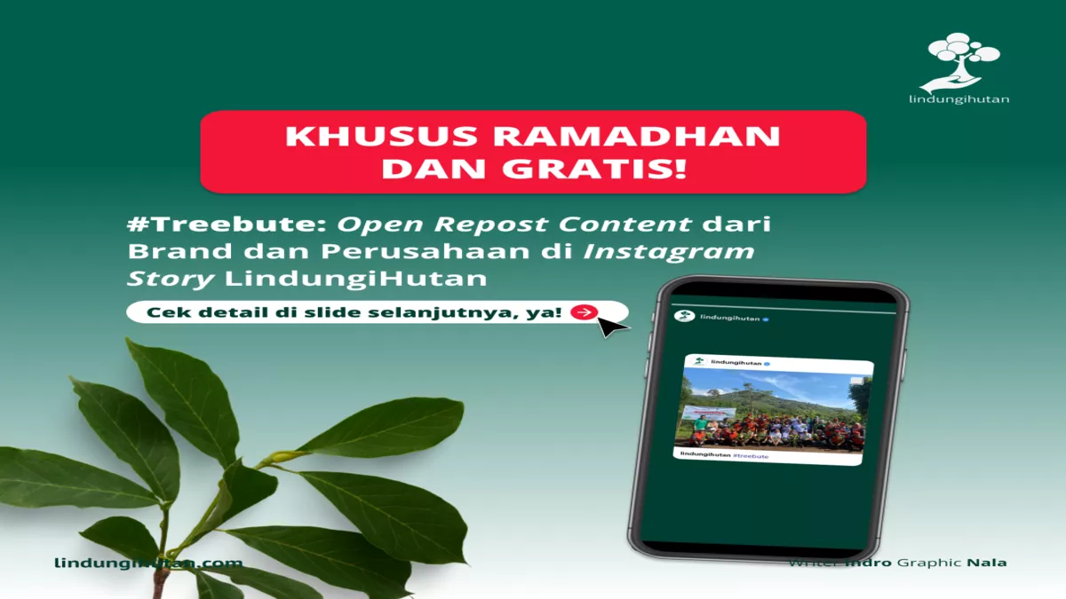 LindungiHutan Tawarkan Promosi Gratis untuk UMKM dan Brand